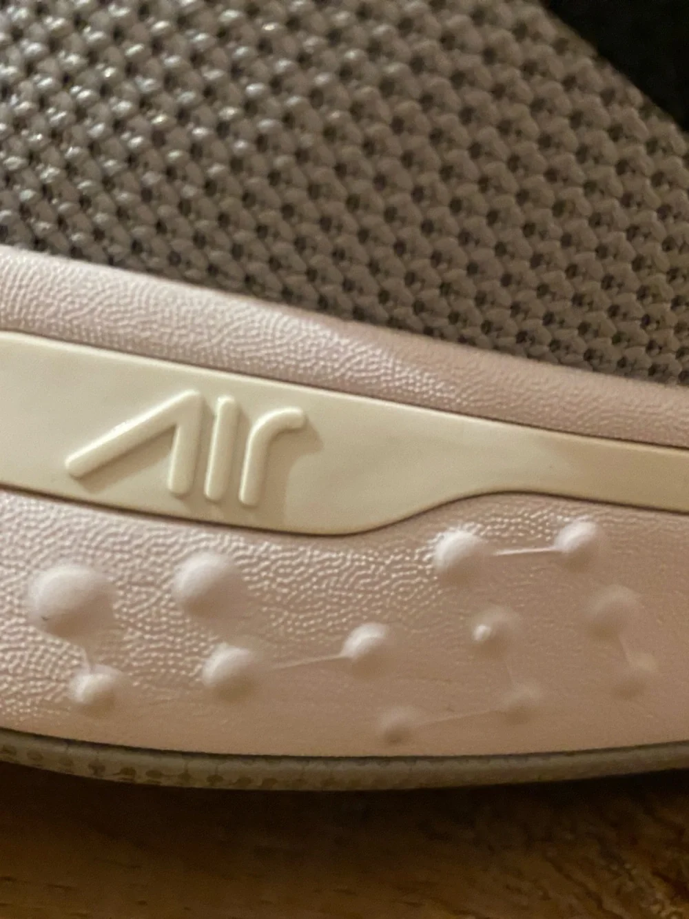 Nike Light Gray and Black Athletic Sneakers